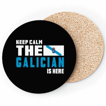 Discover Keep calm Galicia flags design Coasters