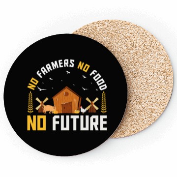 Discover No Farmers No Food - Funny Agriculture Farming Coasters