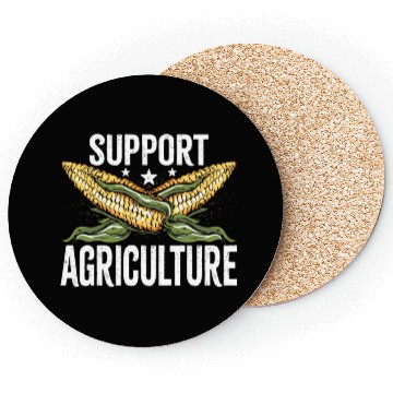 Discover Support Corn Agriculture - Funny Corn Farmer Coasters
