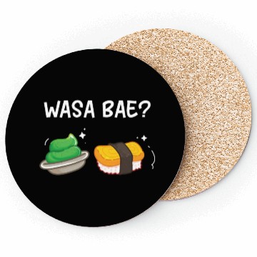 Discover Japanese Wasa Bae Wasabi Sushi Coasters