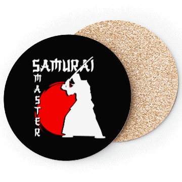 Discover Japan Katana Martial Arts Honor Coasters
