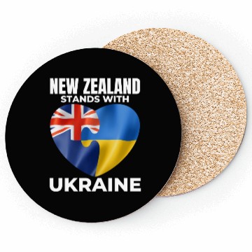 Discover New Zealand stands with Ukraine Coasters