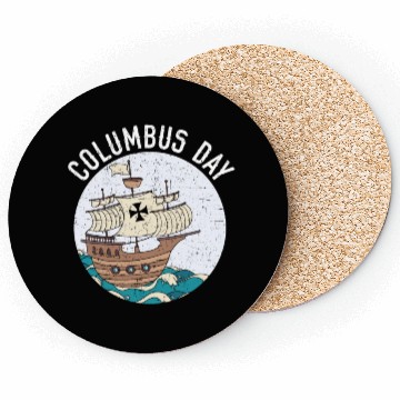 Discover Columbus Day Christopher Columbus Italian American Coasters