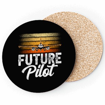Discover Future Pilot Aircraft Private Small Airplane Coasters