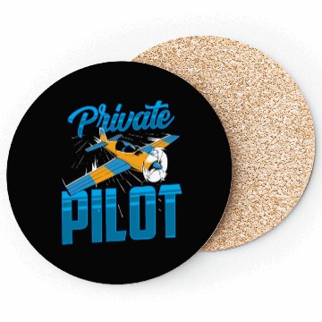 Discover Private Pilot Aircraft Small Airplane Coasters