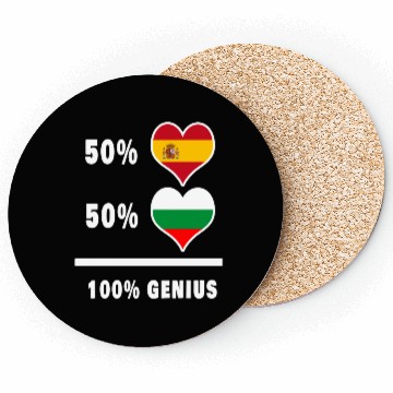Discover Bulgaria and Spain genius / gift Coasters