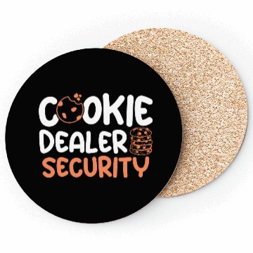 Discover Cookie Dealer Security Sweet Cookies Baking Baker Coasters