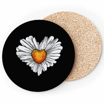Discover Gardener Daisy Heart Daisy Gardener Coasters
