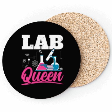 Discover Lab Queen Biologist Science Teacher Biology Major Coasters