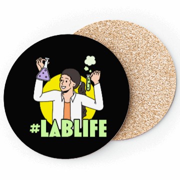 Discover #LabLife Biologist Science Teacher Biology Major Coasters