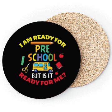 Discover Funny Pre School Back To School Coasters