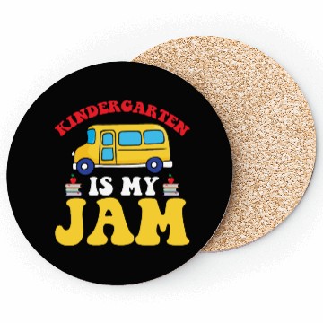 Discover Kindergarten Is My Jam Coasters