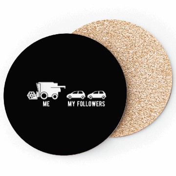 Discover Farmer Agriculture Combine Harvester Coasters