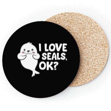 Discover Seal - I love seals, ok? Coasters