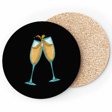 Discover Champagne Glasses / Cheers Coasters