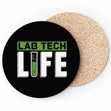 Discover Lab Tech Life Laboratory Technician Science Coasters
