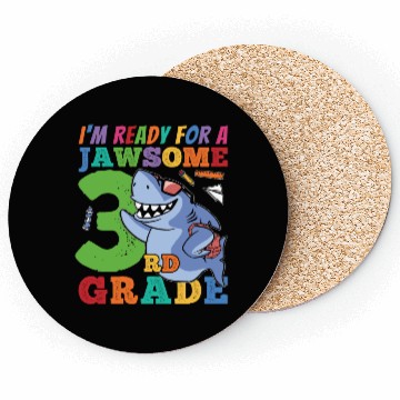 Discover Third Grader Awesome Kid Back To School Gift Idea Coasters