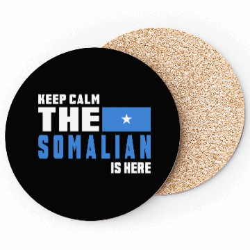 Discover Keep calm Somalia flag design Coasters