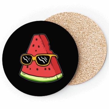 Discover Chilling Watermelon Tourist Gift Coasters
