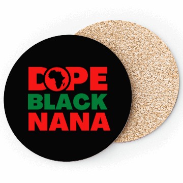 Discover Dope Black nana Coasters