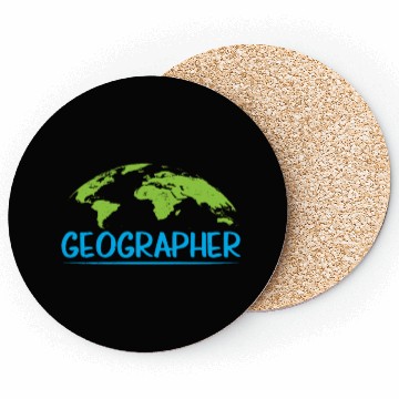 Discover Geographer Geographic Teacher Geography Student Coasters