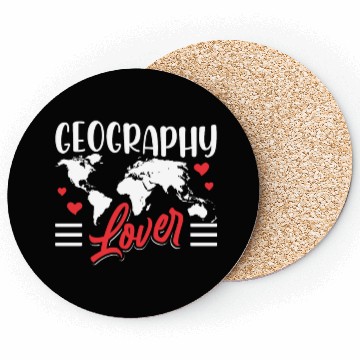 Discover Geography Lover Geographic Geographer Student Coasters