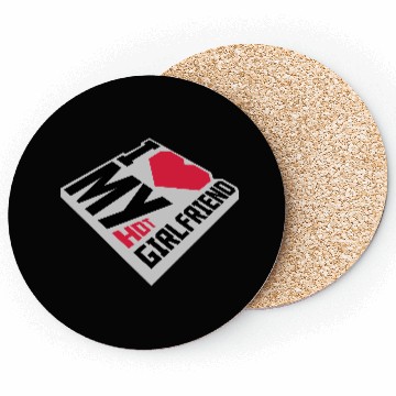 Discover I love my girlfriend Coasters