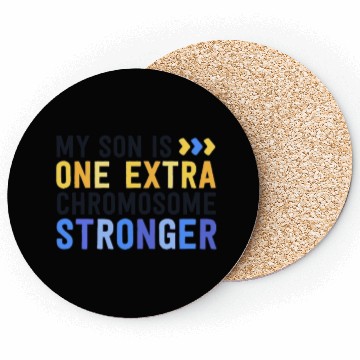 Discover Family Down Syndrome Awareness My Son One Extra Coasters