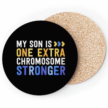 Discover Family Down Syndrome Awareness My Son One Extra Coasters