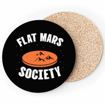 Discover Flat Mars Society Coasters