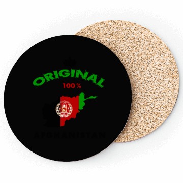 Discover Afghanistan original 100% flag design Coasters