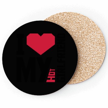 Discover I love my girlfriend Coasters