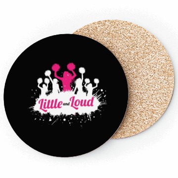 Discover Little And Loud Cheerleading Cheerleader Coasters