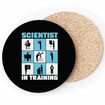 Discover Scientist in Training Girl Science Lover Coasters