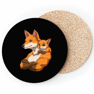 Discover Strong Fox with Fox Child for a Fox lovers Coasters