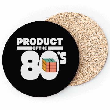 Discover Product of the 80s 1980s Retro Vintage Cube Toy Coasters