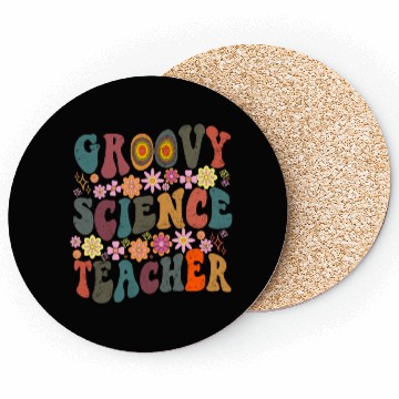Discover Groovy Science teacher retro Back To School Coasters