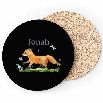 Discover Waldtier Reh Hase Hedgehog Flowers Name Jonah Coasters