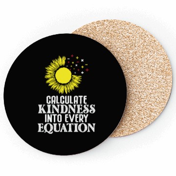 Discover Math Teacher Calculate Kindness into every Coasters
