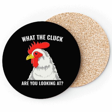 Discover Chicken Farmer Funny Backyard Chicken Farmer Coasters