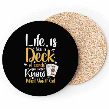 Discover Poker Doppelkopf Playing Cards Play Coasters