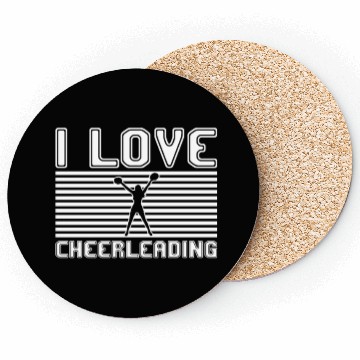 Discover I love cheerleading Coasters