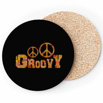 Discover Psychedelic groovy Peace Coasters