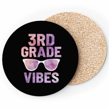 Discover Third Grade Vibes | Back To School Coasters