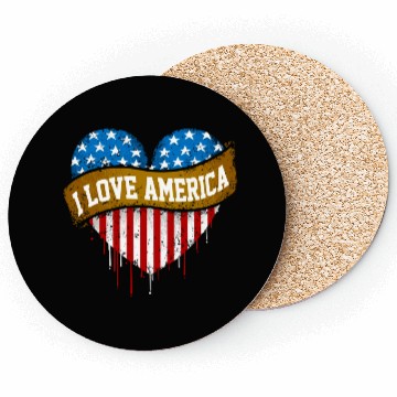 Discover I Love America Coasters