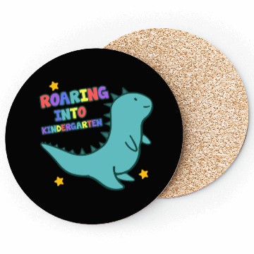 Discover Roaring Into Kindergarten Cute Dinosaur Back To Coasters