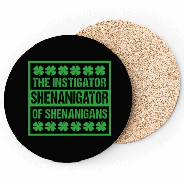 Discover Funny Shenanigans St Patricks Day Shenanigator Coasters