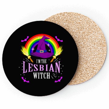 Discover I m The Lesbian Witch For Halloween New Coasters