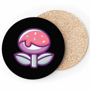 Discover classic retro sweet flower power up Coasters