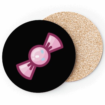 Discover Cute Pink Sprinkled Candy Coasters